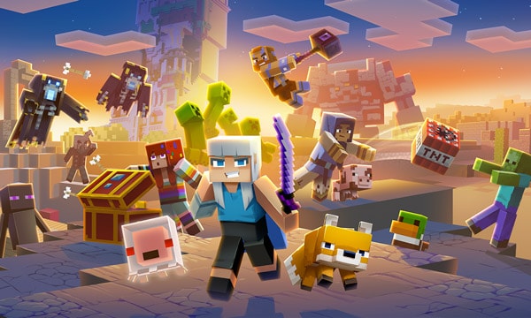 Minecraft Dungeons: Seasonal Adventures key art