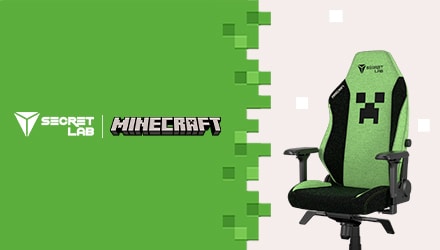 The Secretlab Minecraft Edition chair