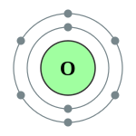 Electron shell 008 Oxygen - no label.svg