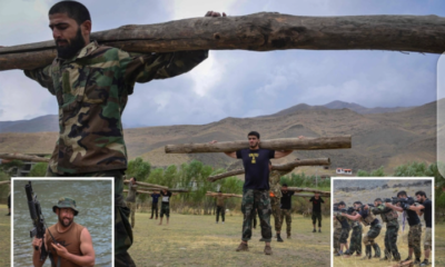 ‘Lions of Panjshir’ resistance fighters train SAS-style in mountain fortress as they vow to crush the Taliban