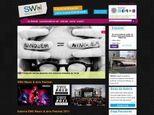 Site do festival de rock SWU