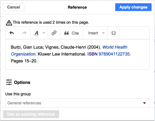 VisualEditor - Editing references 6.png