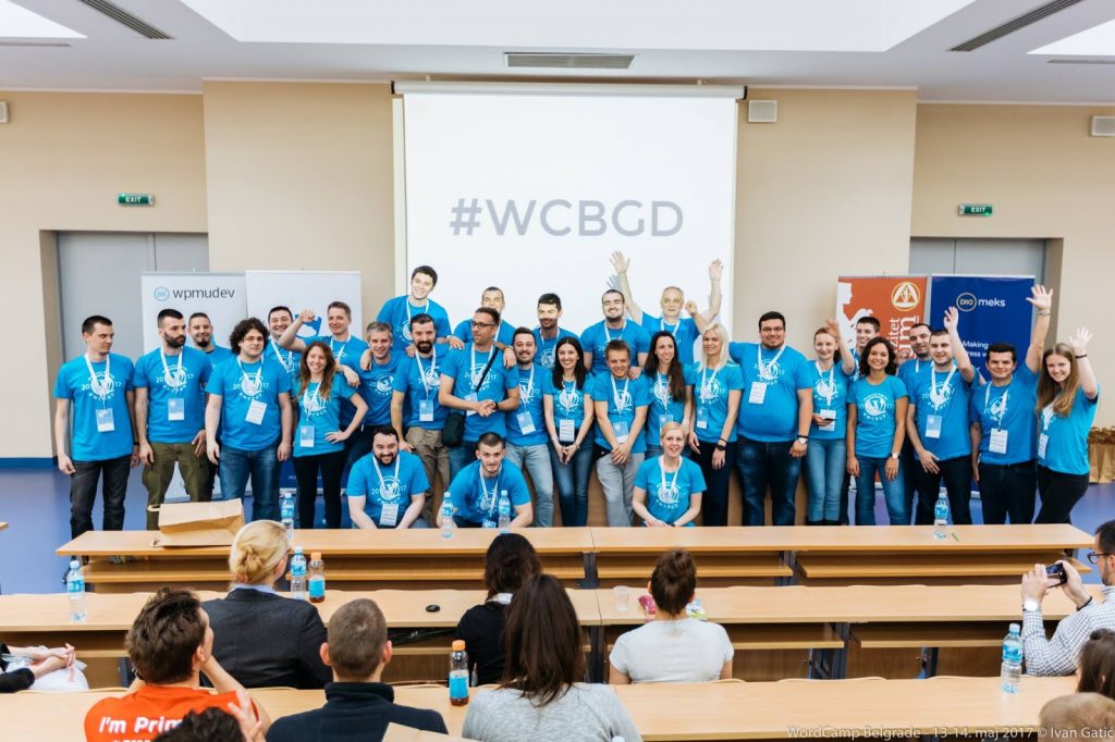 WordCamp Белград 2017, групповая фотография