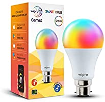 Wipro 12.5-Watt B22 WiFi Smart LED Bulb with Music Sync