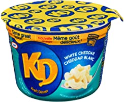 Kraft Dinner Snack Cups White Cheddar Macaroni & Cheese 58g Cups (Pack of 10)