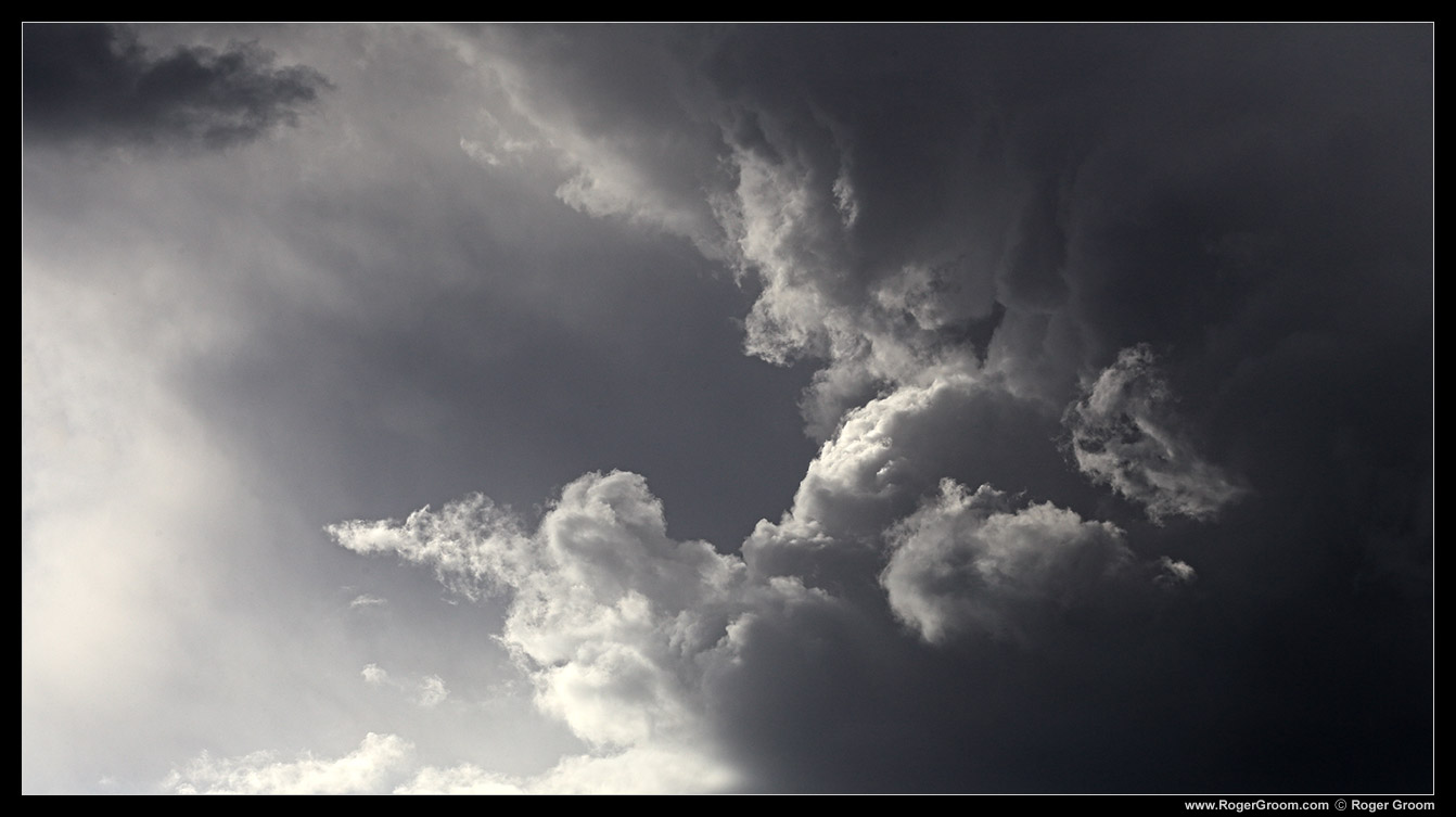 Early morning storm clouds in the Perth Hills, Western Australia. 2nd January 2016.