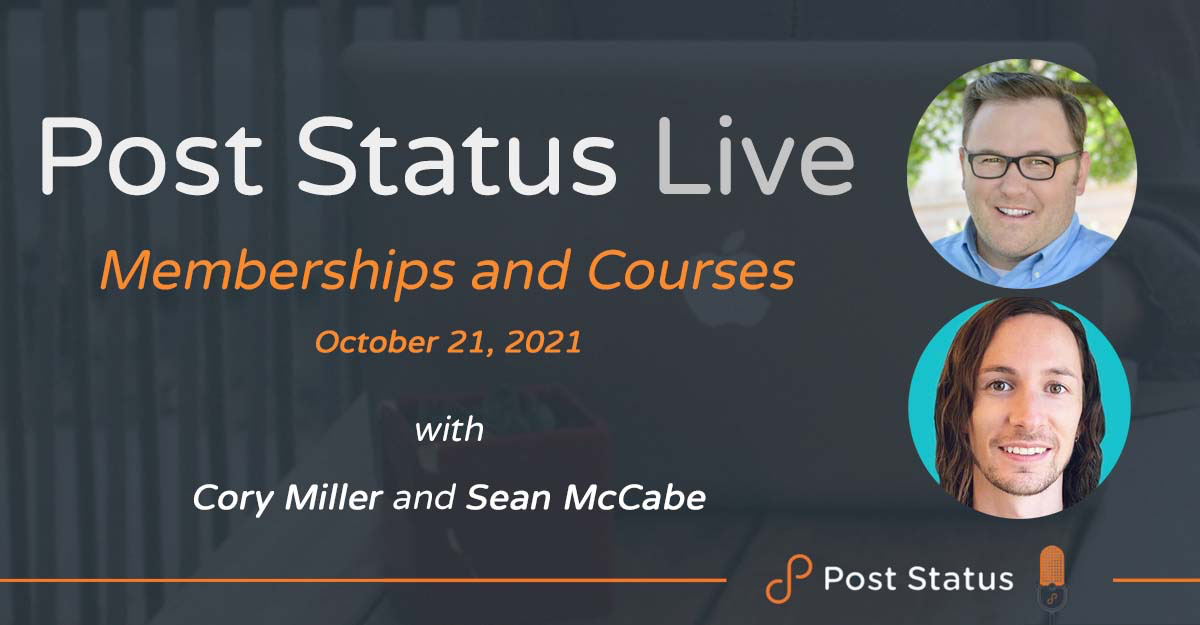 Sean McCabe on Memberships and Courses