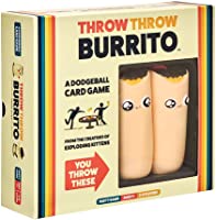 Throw Throw Burrito by Exploding Kittens - A Dodgeball Card Game - Family-Friendly Party Games - Card Games for Adults,...