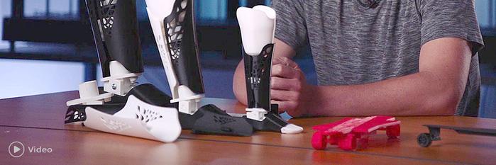 John Gardner is a student that has been developing a bunch of interesting 3D printed objects, including an electric skateboard and custom-fit prosthetic limbs. He started using the Raise3D printers as an educational tool at the Foothill High School