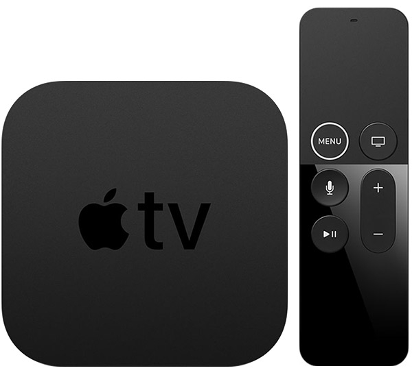 Apple TV 4K met Siri Remote.