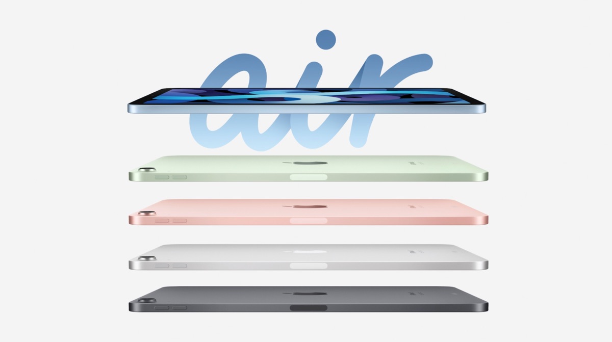 iPad Air 4 met kleuren