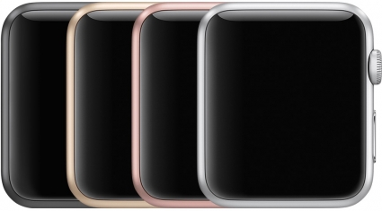 Apple Watch Sport in aluminium.