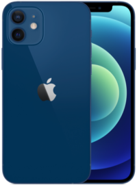 iPhone 12 in blauw.