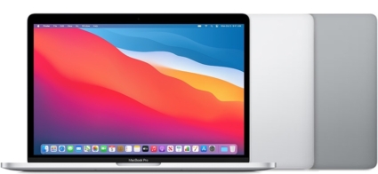 MacBook Pro 13-inch 2020 in beschikbare kleuren.