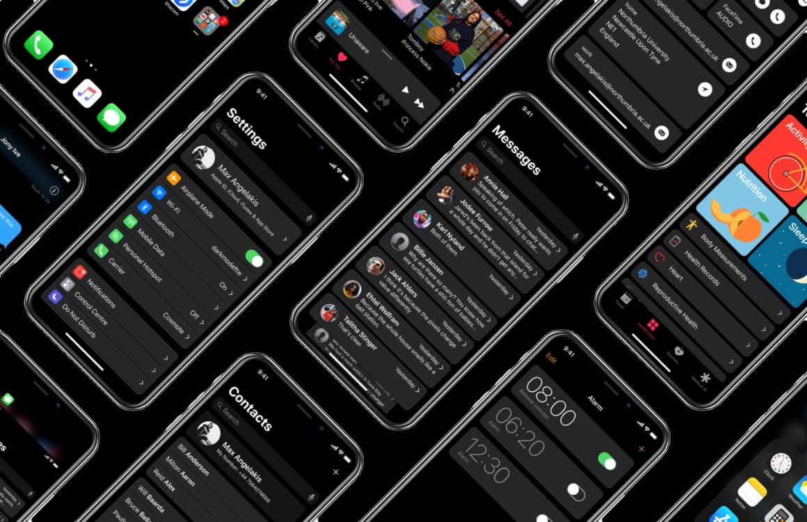 iOS 13 dark mode