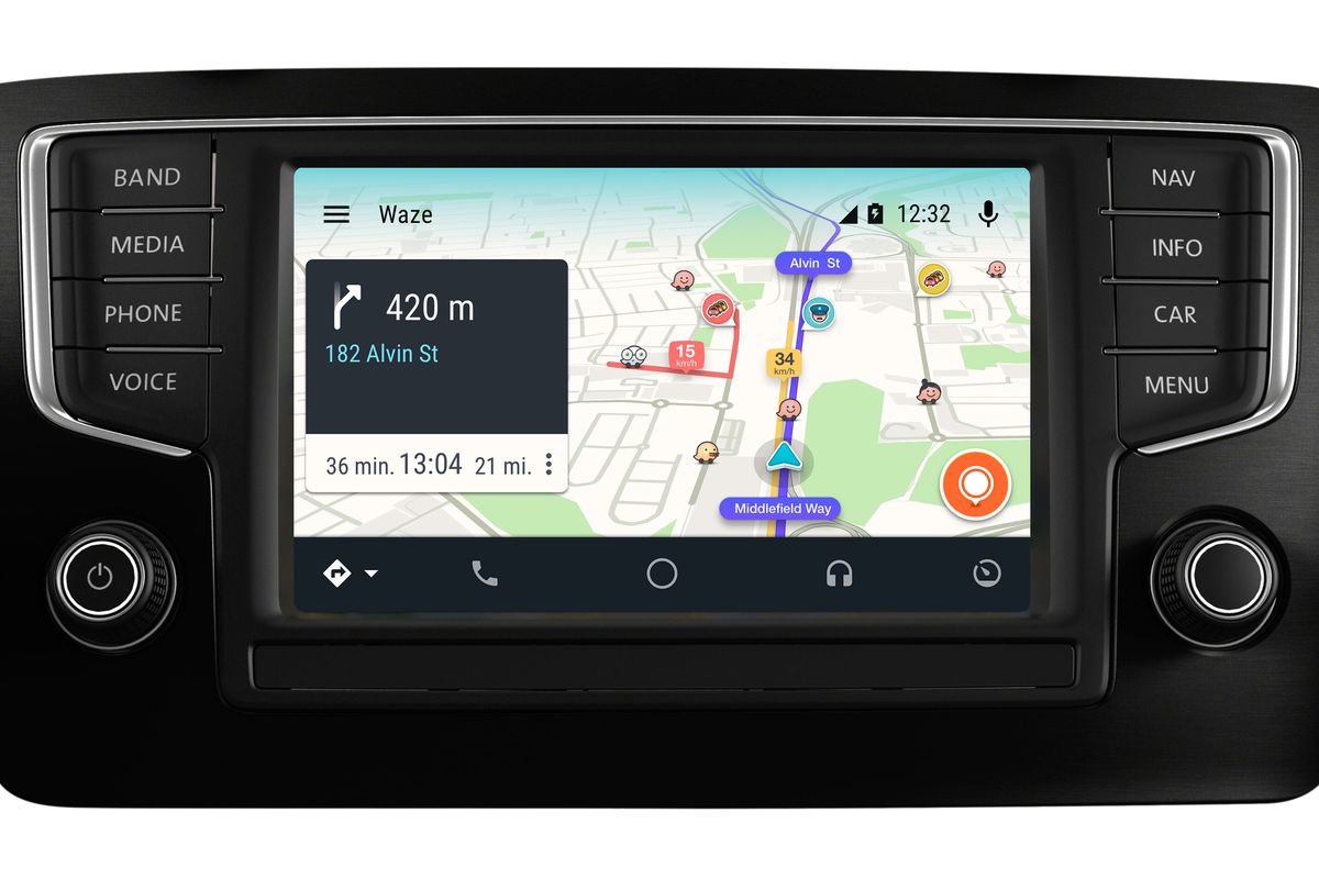 Android Auto met Waze