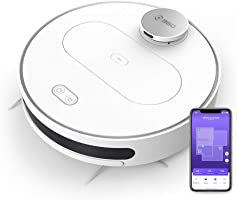 (Renewed) 360 S6 Robotic Vacuum Cleaner with Wet Mopping Function APP Control, LDS, Intelligent Navigation, 1800Pa...