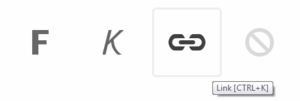 VisualEditor - Toolbar - Formatting - Link-de.png