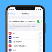 Apptracking instelling met verzoeken.