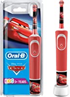 Oral-B Kids Oplaadbare Elektrische Tandenborstel Powered By Braun, 1 Handvat met Disney Pixar Cars, Voor Kinderen Vanaf...