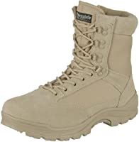 Mil-Tec Men's Tactical Side Zip Boots Black