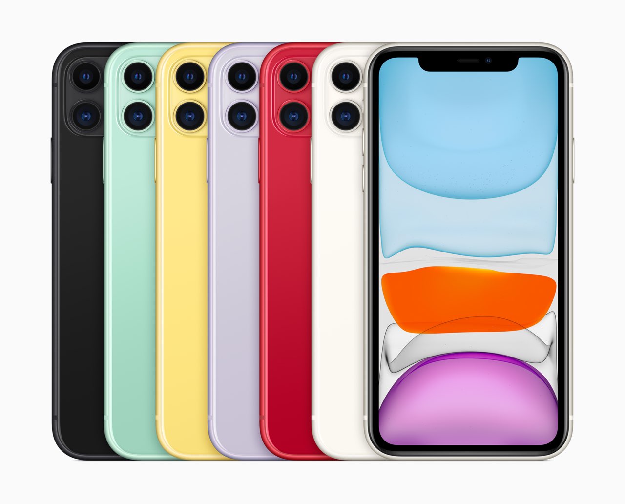 iPhone 11 kleuren familie