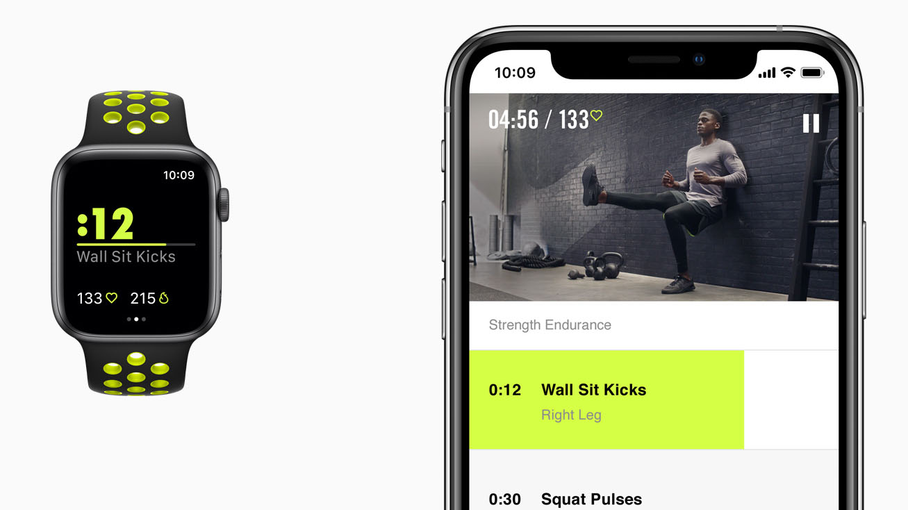 Nike Training Club-app voor Apple Watch Nike