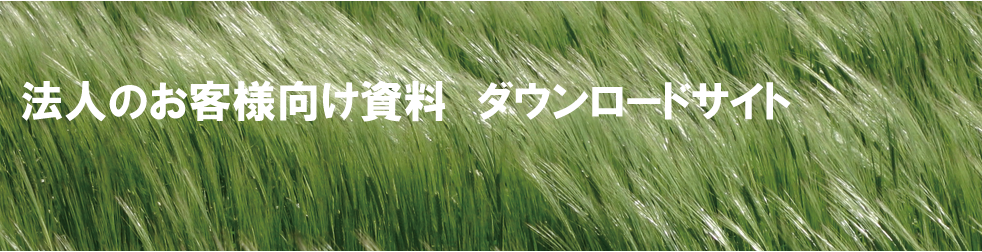 法人のお客様向けダウンロード資料