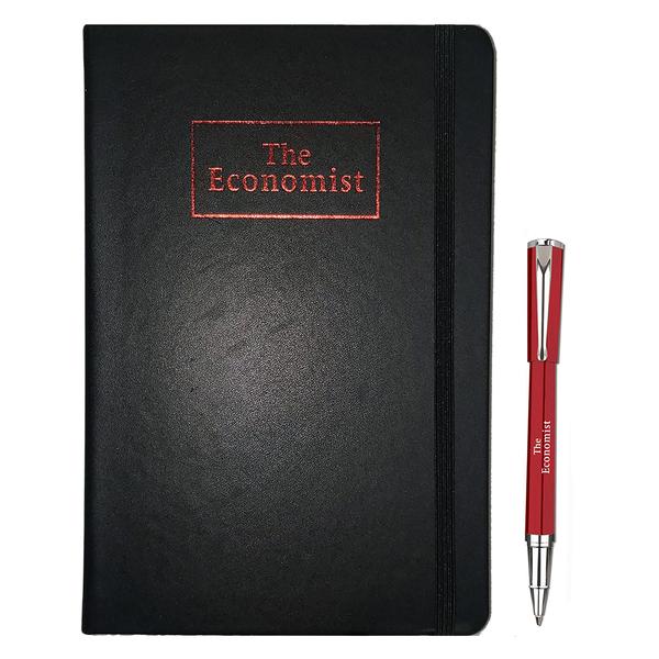 The Economist Neoskin Notebook & Pen