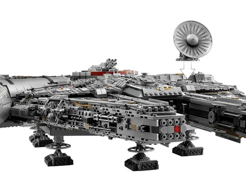 I set Lego pi nerd come il Millennium Falcon da oltre 7500 pezzi