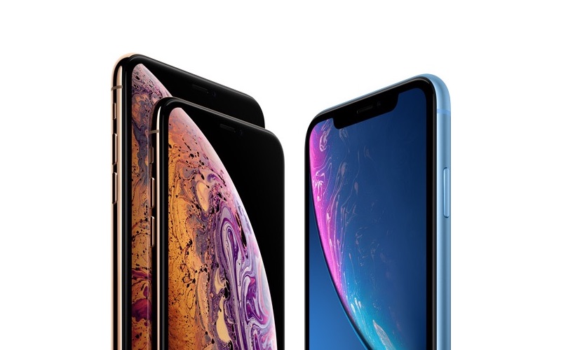 iPhone XS, iPhone XS Max en iPhone XR.