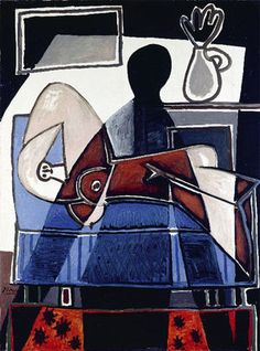 L'Ombre sur la femme et L'Ombre - Pablo Picasso 1953. Kunst Picasso, Art Picasso, Picasso Paintings, Picasso Images, Picasso Pictures, Georges Braque, Cubist Movement, Guernica, Rene Magritte