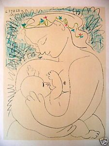 Picasso, La Petite Maternite Pablo Picasso, Kunst Picasso, Art Picasso, Picasso Drawing, Picasso Portraits, Georges Braque, Art And Illustration, Cubist Movement, Art Moderne