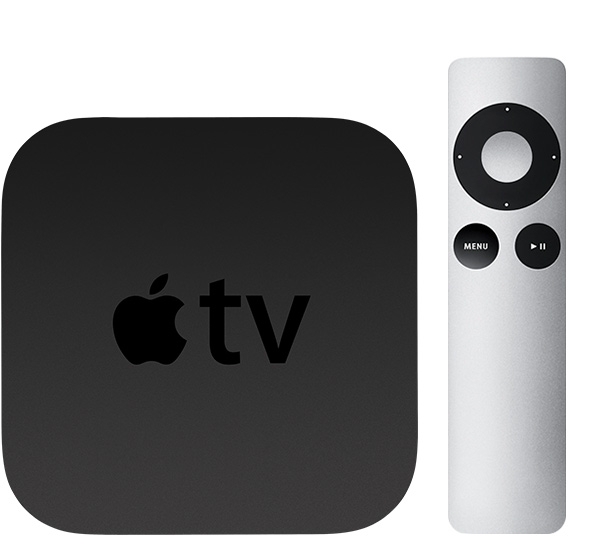 Apple TV 2 met Apple Remote.