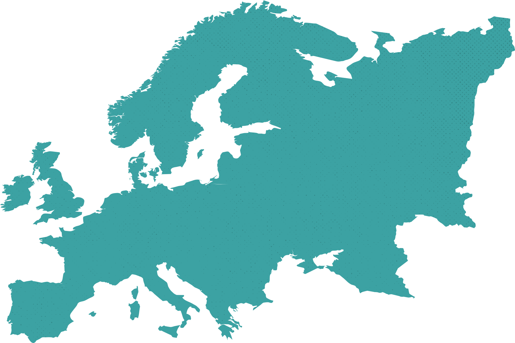 10up Europe map outline
