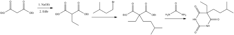 Amobarbital synthesis.png