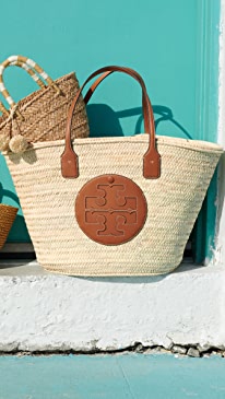 Tory Burch - Ella Straw Basket Tote