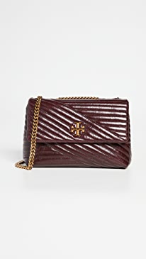 Tory Burch - Kira Chevron Glazed Small Convertible Shoulder Bag