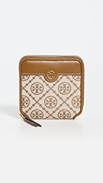 Tory Burch - T Monogram Jacquard Bi-Fold Wallet