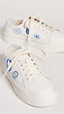 Soludos - Ibiza Evil Eye Platform Sneakers