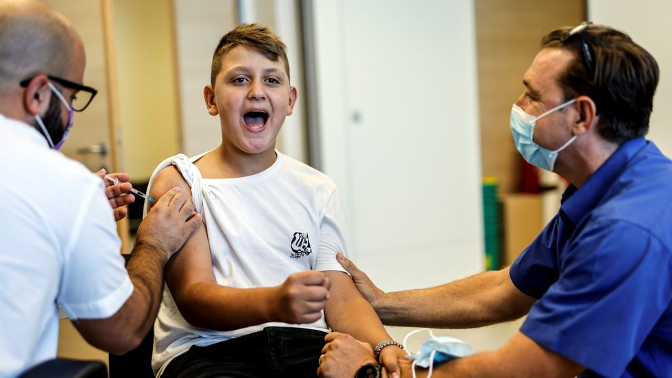 Israel has vaccinated more than half of 12 to 15-year-olds against Covid-19 – and even some younger children who are at special risk (Credit: Reuters)