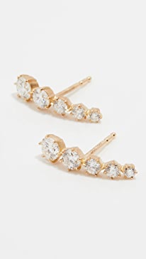 Jade Trau - 18k 5-Stone Ara Studs