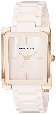 Anne Klein 女士陶瓷手链手表，AK / 3952