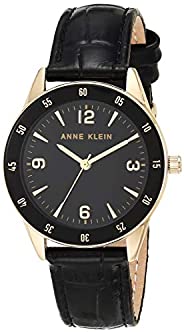 Anne Klein 女士鳄鱼纹皮革表带手表 AK/3734