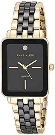 Anne Klein 安妮克莱因 女式正品钻石表盘陶瓷手链手表 AK/3668