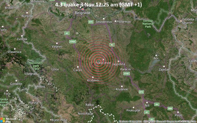 4.3 quake 3 Nov 12:25 am (GMT +1)