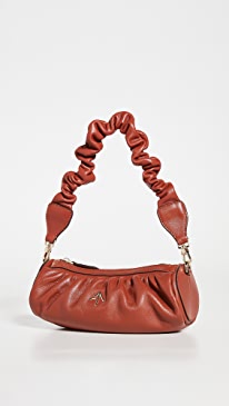 MANU Atelier - Ruched Mini Cylinder XX Shoulder Bag