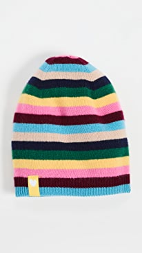 Kerri Rosenthal - Horizontal Sweet Stripe Cashmere Beanie