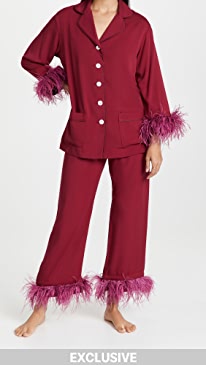 Sleeper - Party Pajama Set with Feathers