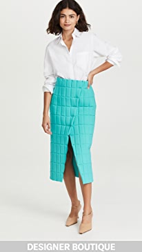 A.W.A.K.E MODE - Quilted Wrap Skirt